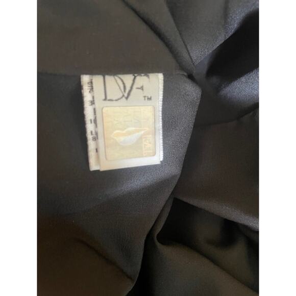 Diane Von Furstenberg Size 14 Strapless Corset Evening Cocktail Dress Black - Picture 8 of 9